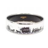 Hermes Enamel Bangle Bracelet