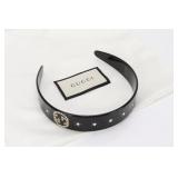Gucci Crystal Interlocking G Hair Band