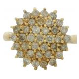 18k Gold 1.00 ct Natural Brilliant Diamond Ring