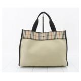 Burberry Nova Check Nylon Handbag