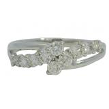 Platinum 1/2 ct Natural Brilliant Diamond Ring