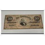1864 50 Dollar Bank Note