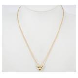Louis Vuitton Monogram Essential V Necklace
