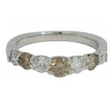 18kt Gold 1.00 ct Natural Chocolate Diamond Ring