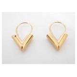 Louis Vuitton Hoop Clip-on Earrings Essential V