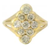 18kt Gold 1.00 ct Natural Fancy Diamond Ring