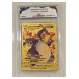 Pokï¿½mon Gold Custom Charizard Card