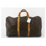 Louis Vuitton Monogram Keepall 50 Boston Bag