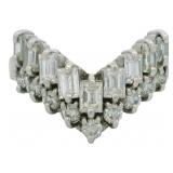 Platinum 1.08 ct Natural Brilliant Diamond Ring