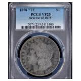 1878-P $1 Morgan Silver Dollar