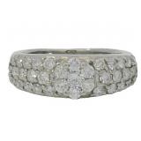 Platinum 0.90 ct Natural VS Diamond Ring