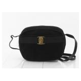 Salvatore Ferragamo Suede Vara Shoulder Bag