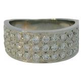 Platinum 1.00 ct Natural VS Brilliant Diamond Ring