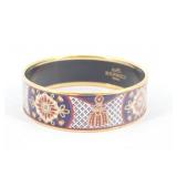 Hermes Enamel Bangle Bracelet