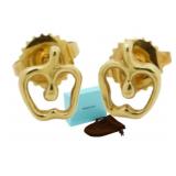 18k Gold Tiffany & Co. Apple Earrings