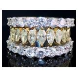 Platinum 4.17 ct Natural VS Marquise Diamond Ring