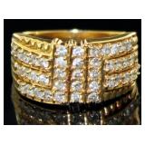 18kt Gold 1.05 ct Brilliant Natural Diamond Ring