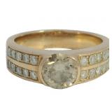 18k Gold 2.00 ct Natural Diamond Ring