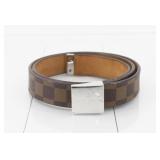 Louis Vuitton Damier Ebene Ceinture Carre Belt