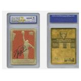 23K Gold 1996 Michael Jordan Rookie Card