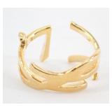 Yves Saint Laurent YSL Logo Ring Size 8