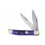 Frost Blue Jigged Bone Copperhead Knife