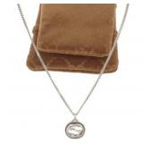 Gucci Interlocking G Silver Necklace