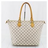 Louis Vuitton Damier Azur Saleya MM Tote Bag