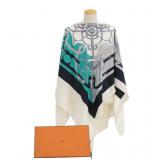 Hermes Silk Poncho Scarf