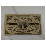 3 Cent Bank Note