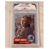 2007 Topps Chrome Mickey Mantle Card