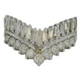 Platinum 1.00 ct Natural Brilliant Diamond Ring