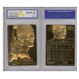 23K Gold Michael Jordan Fleer Flair Card
