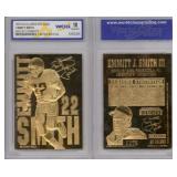 1995 Emmitt Smith Cowboys 23K Gold Card