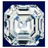 Asscher Brilliant Cut 4.11 ct VS Lab Diamond