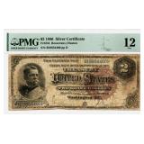 1886 $2 Silver Certificate