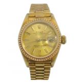 Rolex 18kt Gold  Oyster Perpetual Lady President