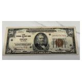 1929 $50 Federal Reserve Bank Note