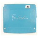 Autographed Barry Sanders Detroit Stadium Seatback