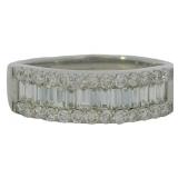 Platinum 1.00 ct Natural VS Brilliant Diamond Ring