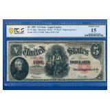 1907 $5 Woodchopper Bank Note
