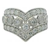 Brilliant 1.62 ct Diamond Designer Ring