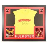 Autographed Hulk Hogan Framed Shirt Display