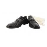 Gucci Square Logo Plate Loafers Size 40