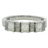 Platinum 1.00 ct Natural VS Diamond Ring