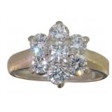 Platinum Natural 1.00 ct Brilliant VS Diamond Ring