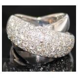 Platinum 2.20ct Brilliant Natural VVS Diamond Ring