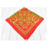 Hermes Carr 90 Fashion Scarf 100% Silk