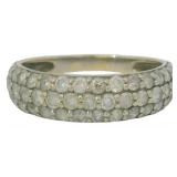 Platinum Natural 1.00 ct Brilliant Diamond Ring