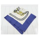 Hermes Carre 90 Brides Gala Scarf 100% Silk